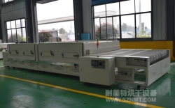 熱烈祝賀北京南火汽車配件有限公司與耐美特集團上海分公司成功簽約1臺汽車內飾板紅外線加熱線隧道爐12萬元！